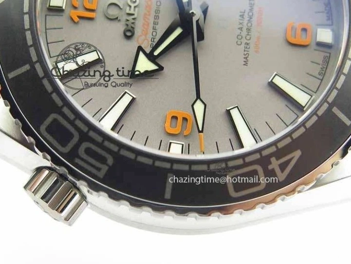 0313 UrbanStyle Planet Ocean 2016 43.5mm SS OM 1:1 Best Edition Gray Dial On Black Nylon Strap A 8168